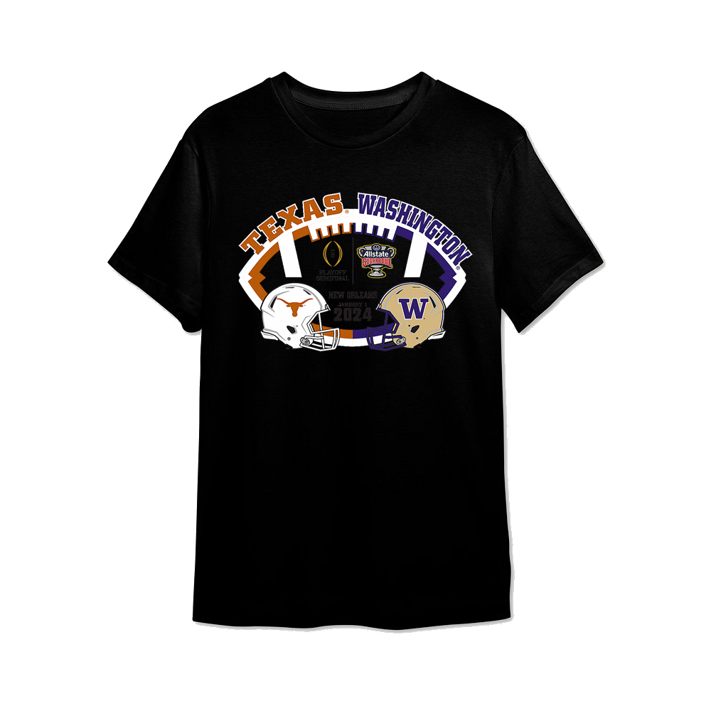 2024 Cfp Semi Sugar Bowl Texas V Washington Football TShirt